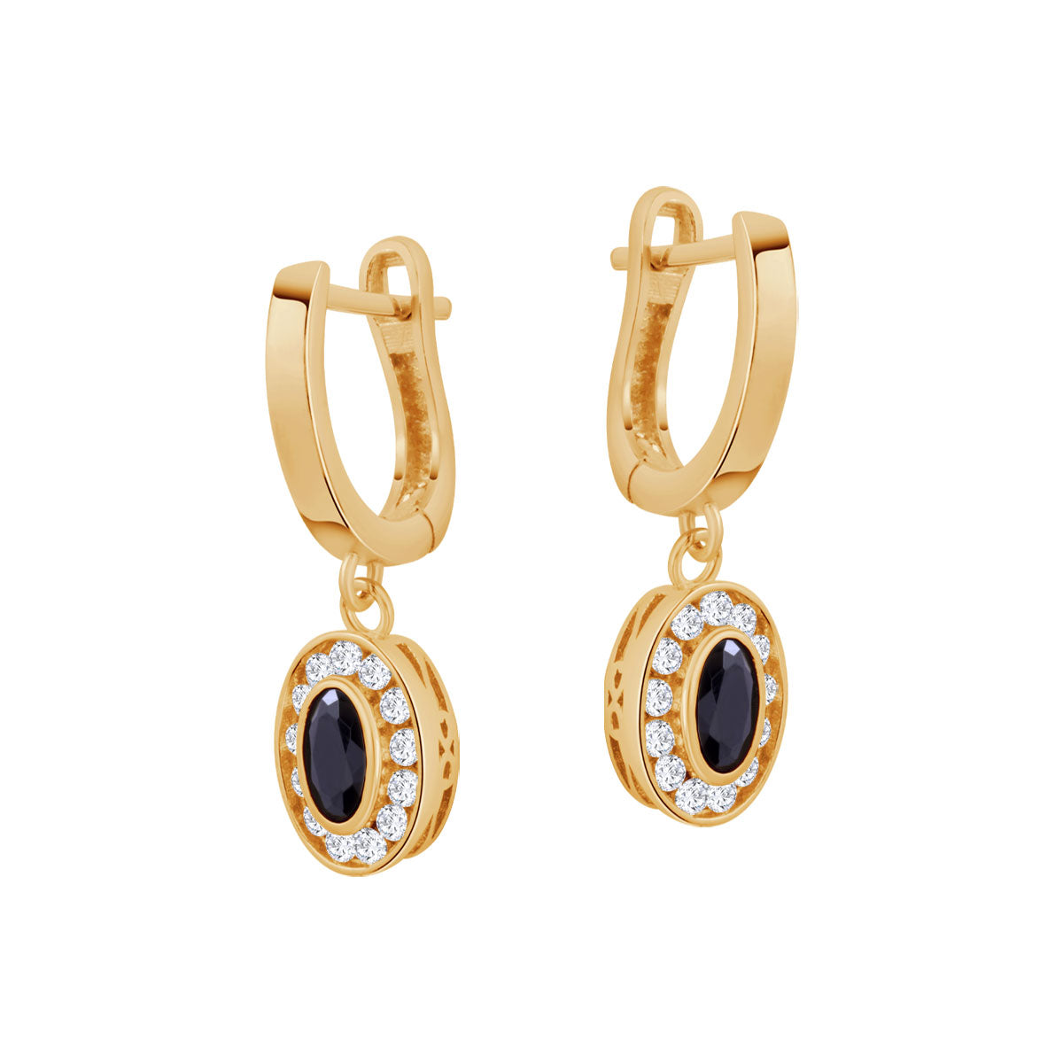 Black & Gold EarRing