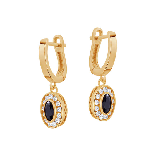 Black & Gold EarRing