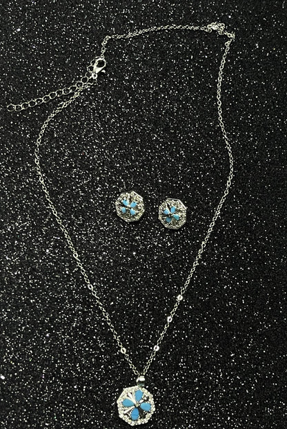 Blue Radiance Locket Set