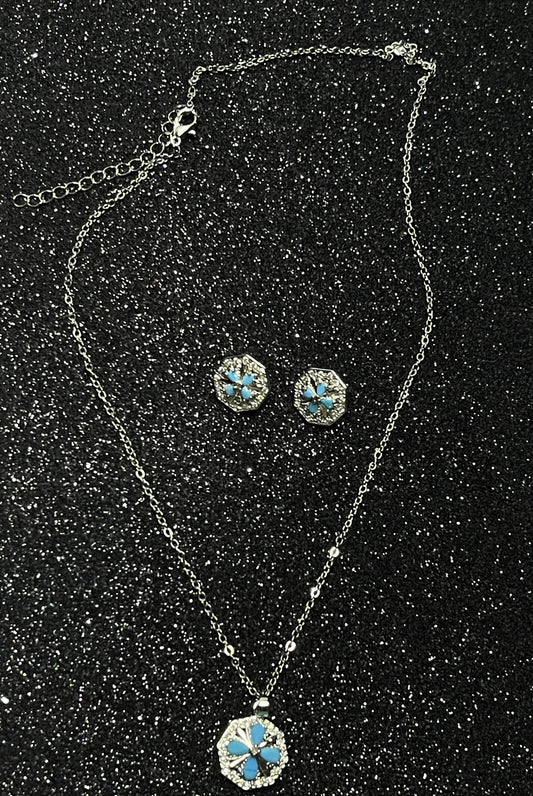 Blue Radiance Locket Set