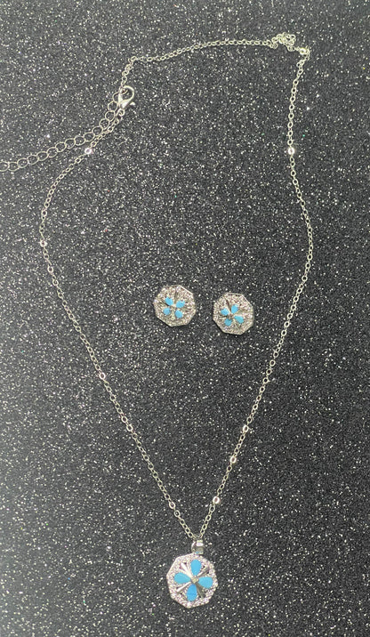 Blue Radiance Locket Set