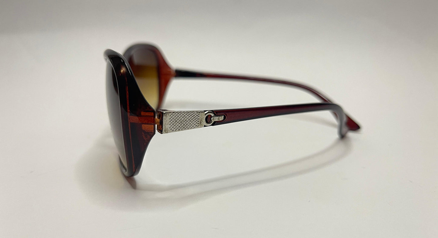Oval Brown Sunglasses (For Men)