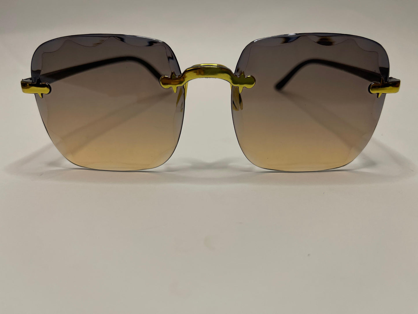 Rimless Square Sunglasses (For Men)