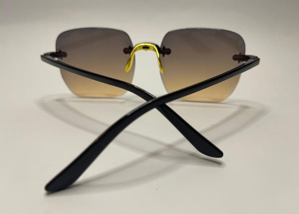 Rimless Square Sunglasses (For Men)