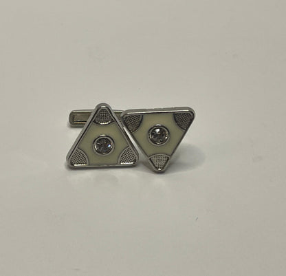 Crystal Triangle  Cufflinks