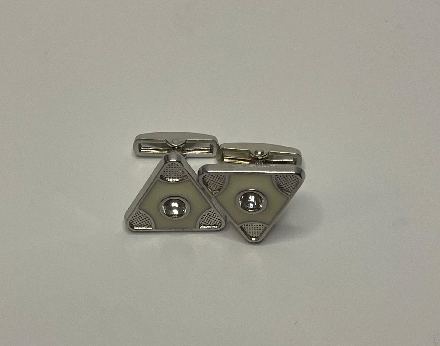 Crystal Triangle  Cufflinks