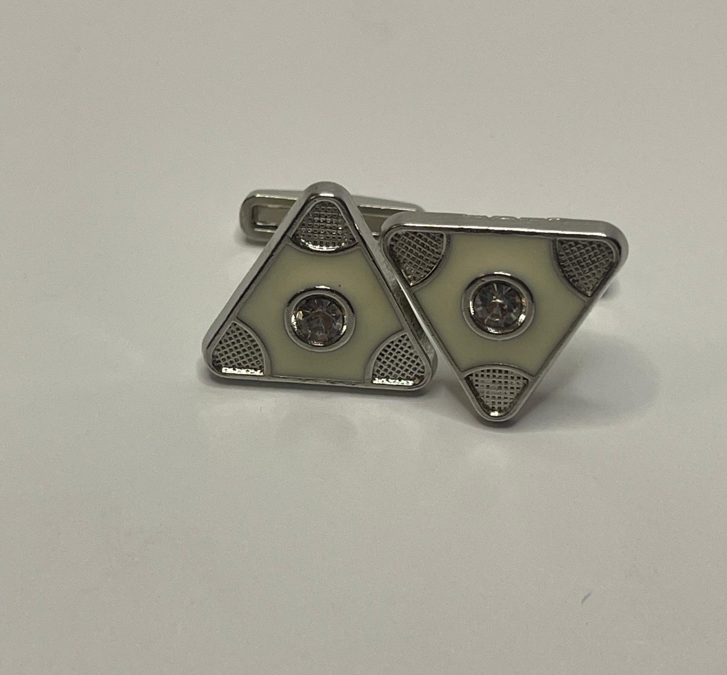 Crystal Triangle  Cufflinks