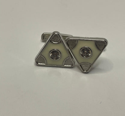 Crystal Triangle  Cufflinks