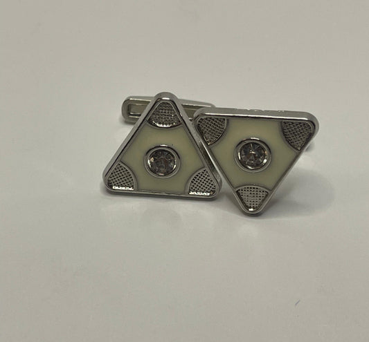 Crystal Triangle  Cufflinks