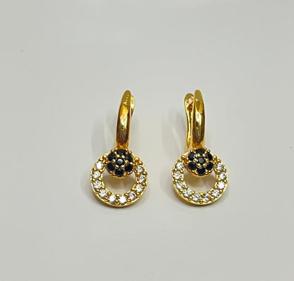Black & Gold EarRing