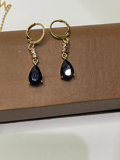 Black Velvet Locket Set