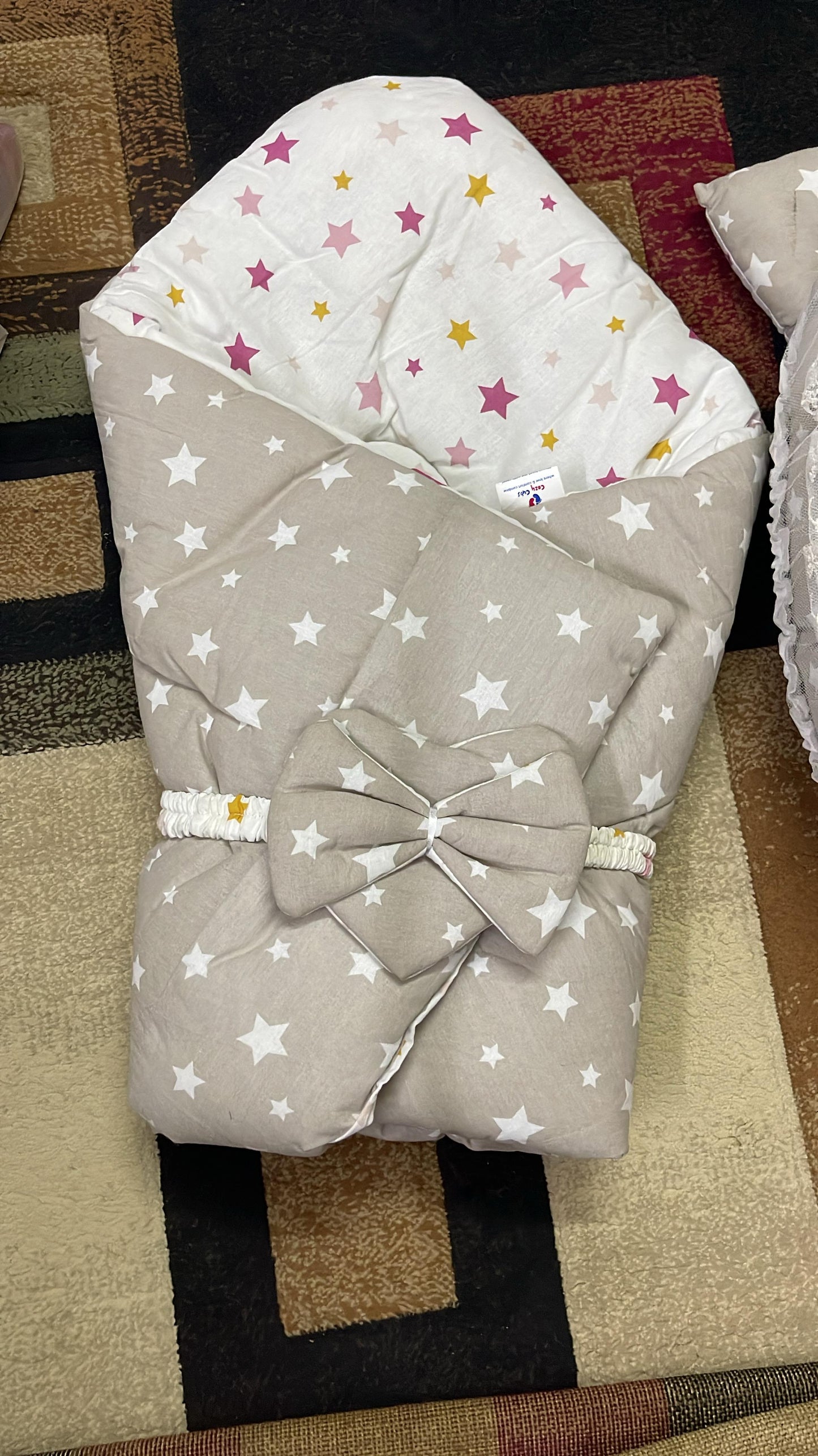 Baby Kit Set (1-in-15) – Newborn Clothes, Bibs, Feeder, Towels, Elastic Sheet, Baby Care Kit, (Sleeping Set With  Baby Nest, Pillow, Mat, Wrapping Sheet & More)